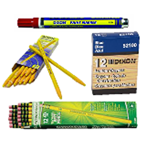 crayons, pencils, markers